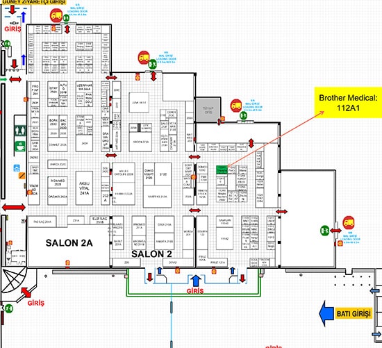 انتباه! موقع Brother Medical New Booth عند Expomed